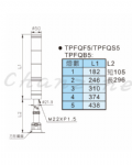 天得科技 積層式警示燈 TPFQF5 TPFQS5 TPFQB5